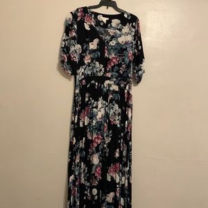 Maxi floral dress